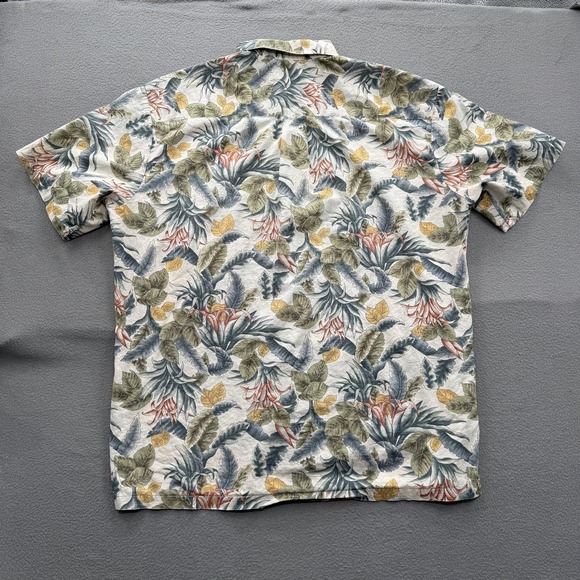 Tori Richard Shirt Mens XL Multicolor Floral Hawaiian Short Sleeve Button Up - Picture 2 of 8